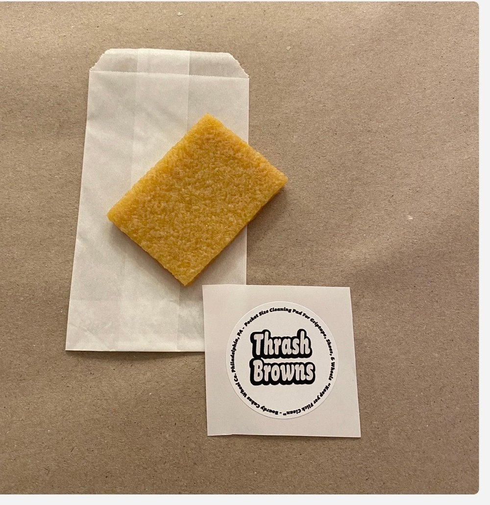 BOARDY CAKES "THRASH BROWNS" GRIP CLEANING PAD