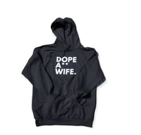 Black Hoodie (white print)