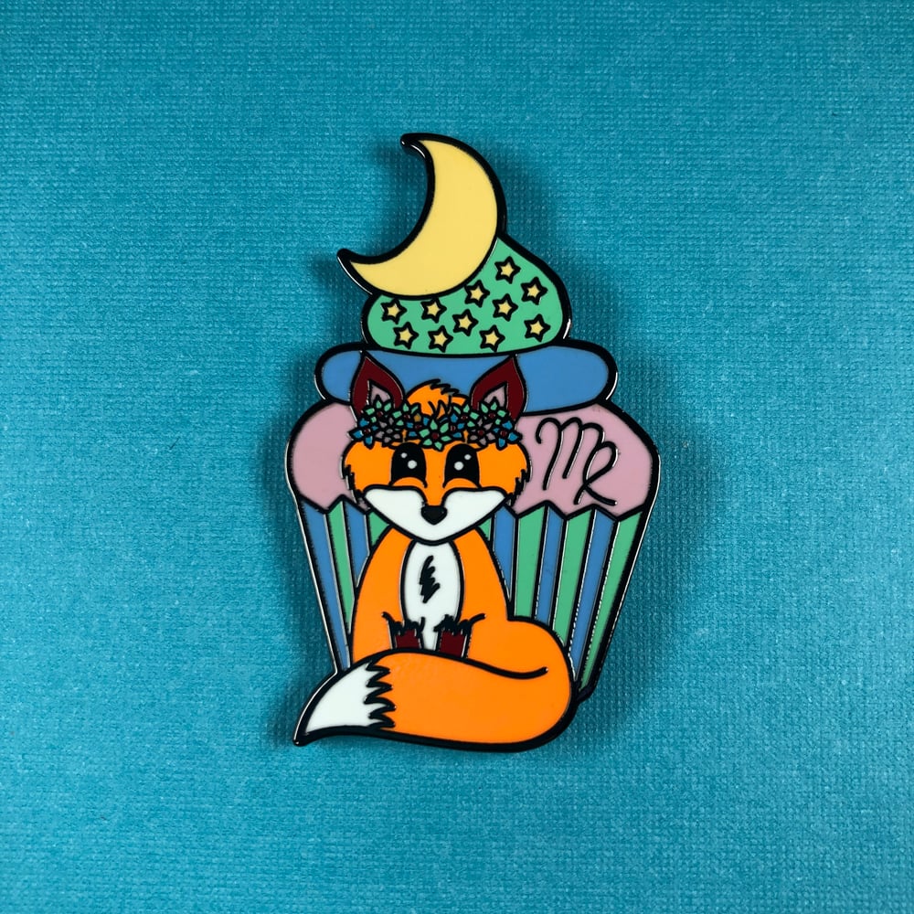 Image of Virgo Cupcake Pin