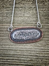 Image 5 of Reminder Necklaces - Mixed Metal: Sterling Silver and Copper