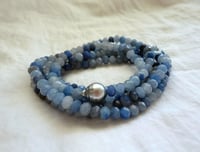 Image 1 of Blue Aventurine & Tahitian Pearl Bracelet