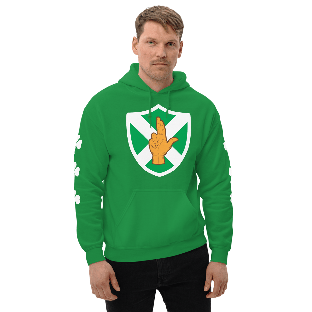 Image of Crest Unisex Green Hoodie