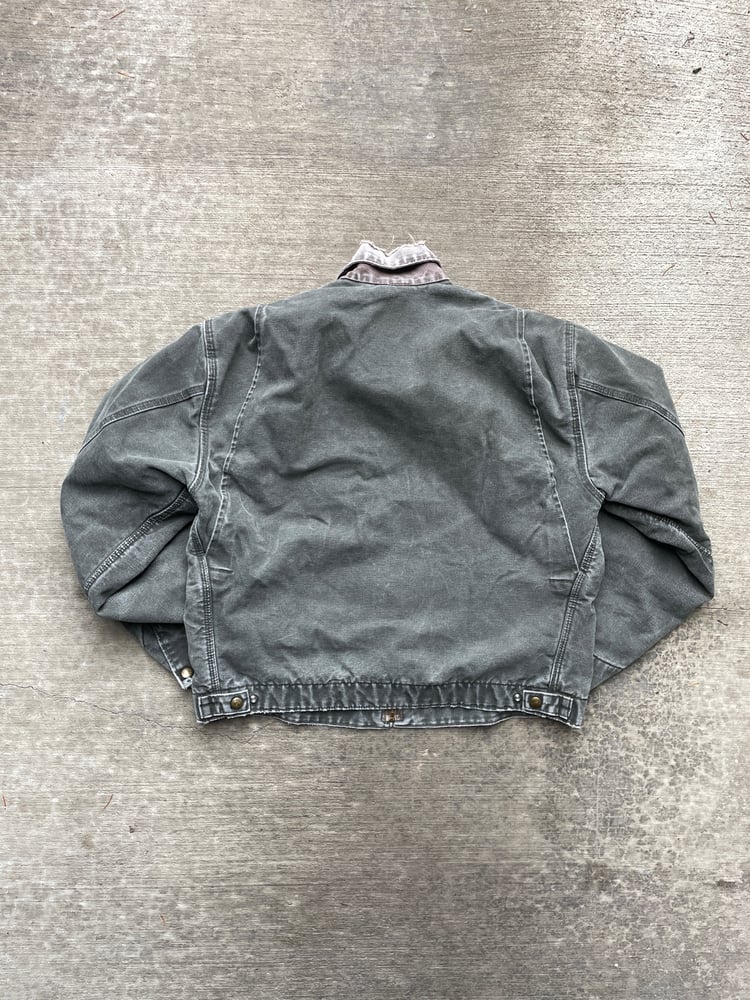 Image of Vintage Carhartt Blanket Lined Detroit Jacket J97 MOS