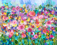 Image 1 of Floral Impressions ~ Large Art