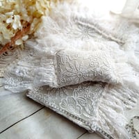 Image 1 of Newborn photoshooting set | bedding| beige