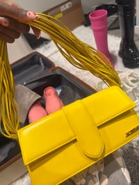 Jacquemus yellow fringe