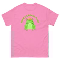 Image 8 of Unisex classic tee, Prince Croaks a Lot T-Shirt | Funny Frog Pun Graphic Tee