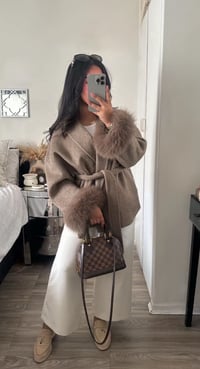 Image 4 of Milan Coat Taupe