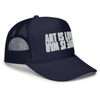 Image 5 of ART IS LOVE / LOVE IS WAR Foam Trucker Hat