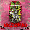 WIDE Life Crisis Mold "BIG DeadHead” black stained edge and splatter 