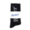 Better™ Gift Shop - "Standard Logo" Black Sock