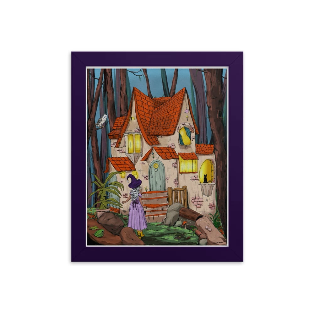 Image of Cottage in the Woods Art Print