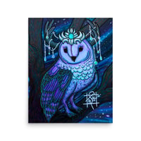 Image 2 of Celestial owl matte fine art print