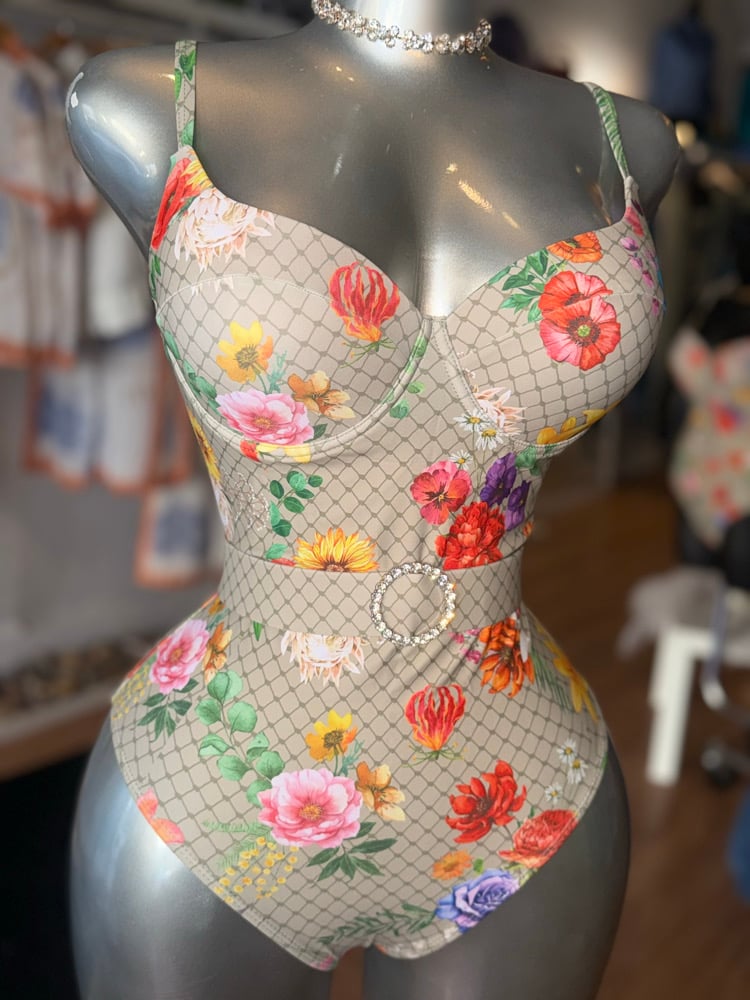 Image of THE GARDEN HOURGLASS SWIMWEAR 