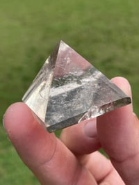 Image 8 of Natural Citrine Pyramid With Rainbows #1503