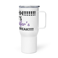 Image 1 of Travel mug with a handle (Jennifer's Coffee Break)