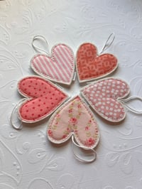 Image 1 of Pink Mini heart decorations 