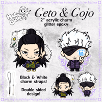 Geto & Gojo JJK charms