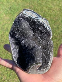 Image 22 of Druzy Amethyst Base Cut #1216