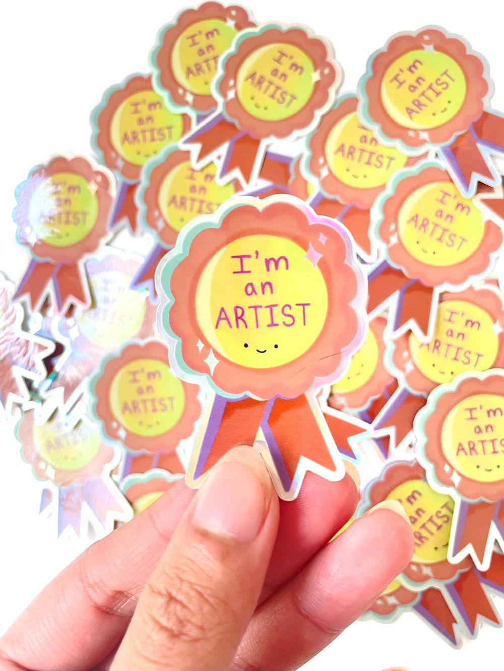 Image of I’m an Artist “Holographic” Sticker