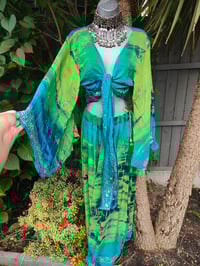 Image 8 of Athena Maxi Skirt /Top Set - goes upto waist 40 inches and pulls in tiny size