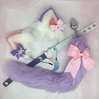 Lunar pink/ purple kitten set 