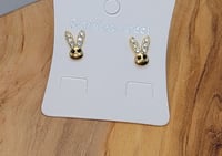 Image 3 of Bunny stud earrings