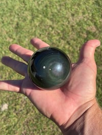 Image 20 of Rainbow Obsidian Sphere #1960
