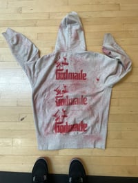Image 2 of @G_dmade Red Splatter Graffiti Hoodie