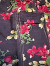 1930s taffeta FLAMENCO gown