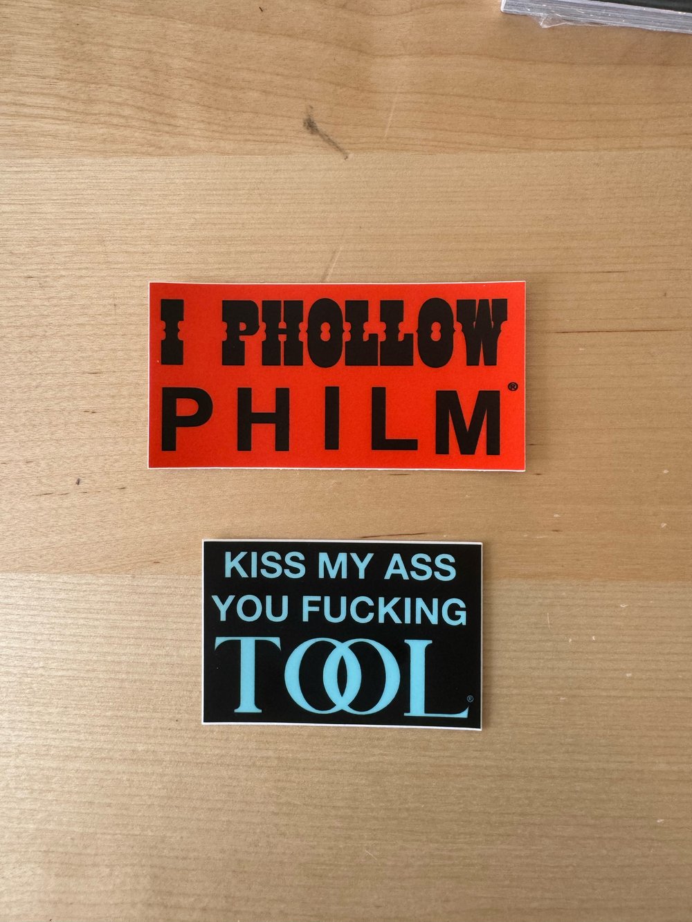 Image of I PHOLLOW PHILM / BITTERSWEET STICKER COMBO