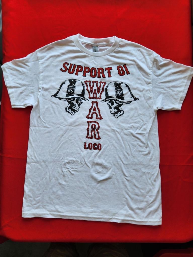 Support 81 WAR T Shirt