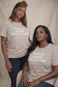 Image 1 of  Peace Over Pressure, Motivational Shirt for Women / Speak It Wear It™ Affirmation Tee –