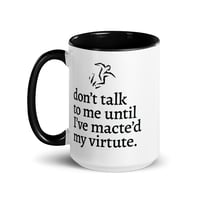 Image 1 of Macte Virtute Mug with Color Inside