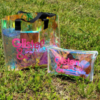 Image 1 of Glisten & Glow Iridescent Bags (2 Styles/Sizes)