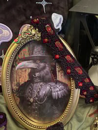 Image 1 of Blood & Blade Choker – With Bloody Carving Knife Pendant