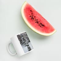 Image 3 of White glossy mug 11 oz with winter photo of Old Main