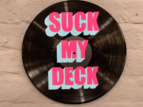 Image of Suck My Deck 12 Inch Vinyl Aqua/Pink