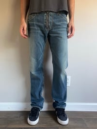 Image 4 of Miharayasuhiro Trompe L'oeil Exposed Zipper Denim - 33