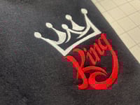Image 6 of King Embroidered Hoodie or Sweatshirt / Custom Colors