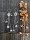 Image of Sage Blossom Fire Moss Aquamarine Chain Dangle Earrings
