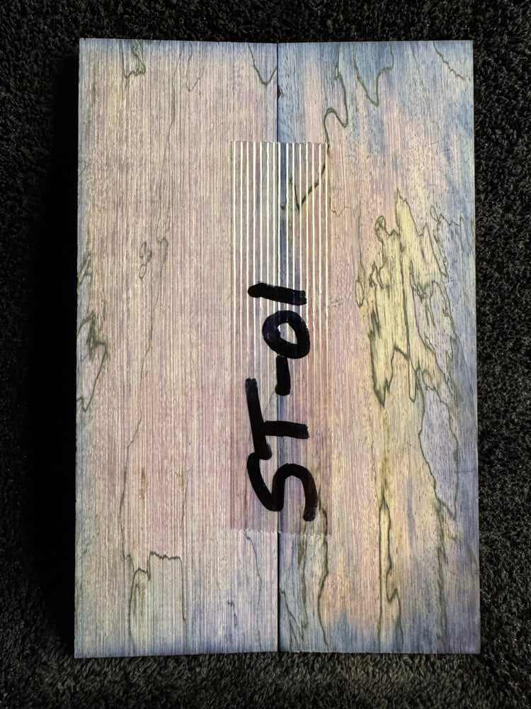 Image of Spalted Tamarind Knife Scales ST-01