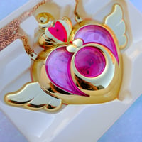 Image 5 of Sailor Moon SuperS Crisis Moon Compact Toy (Bandai 1995)