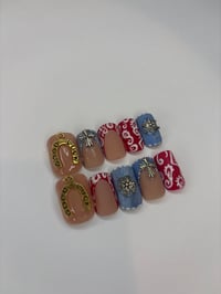 Image 1 of Denim bandana (size small)