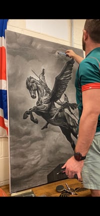 Image 4 of Pegasus and Bellerophon - limited edition Hahnemüle print