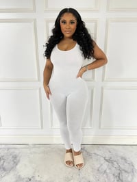 Plain Tank Top Jumpsuit 