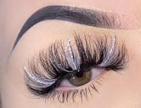 Image 1 of White Lash Strip