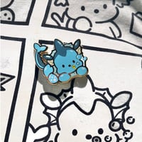 Image 2 of Vaporeon Enamel Pin