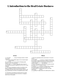 Image 3 of Real Estate National Exam Prep Book 2025: Real Estate Crossword Puzzles