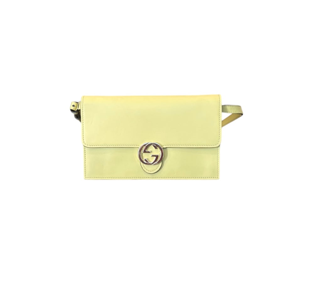 Image of Gucci GG Interlocking 2 Way Shoulder Wallet 1238-3